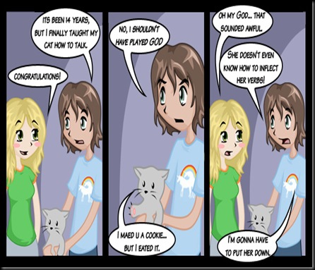 It's good to mock: The truth about cats and cats.